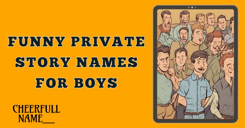 Funny Private Story Names For Boys