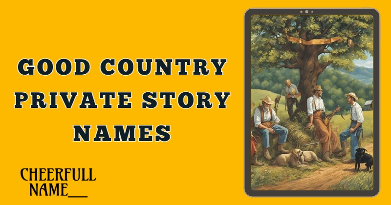 Good country private story names