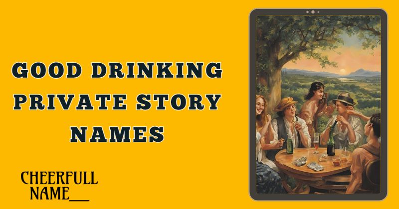 Good drinking private story names