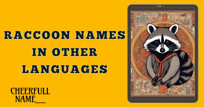 Raccoon Names In Other Languages