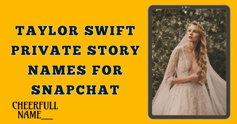 Taylor Swift Private Story Names For Snapchat