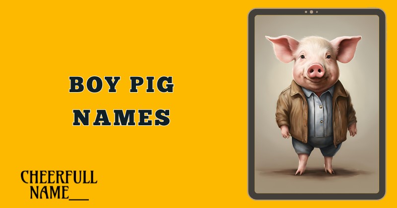 Boy Pig Names