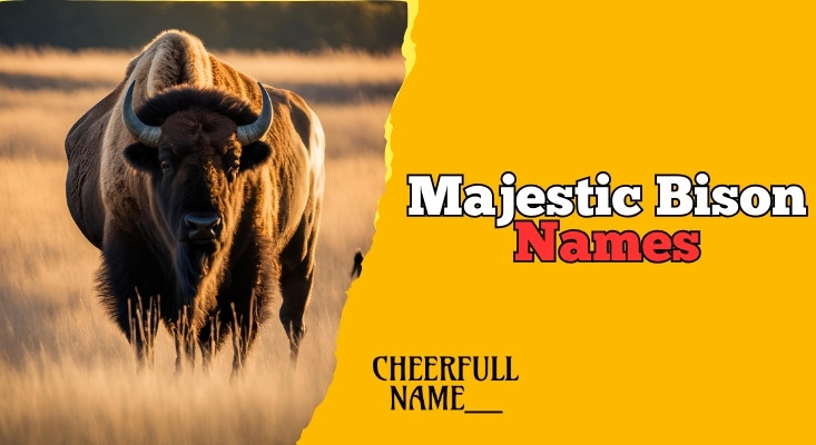 300+ [Strongest] Majestic Bison Names Inside!