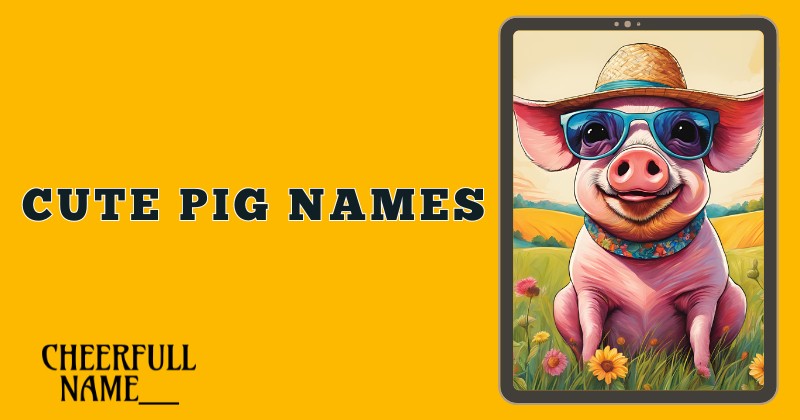 Cute Pig Names