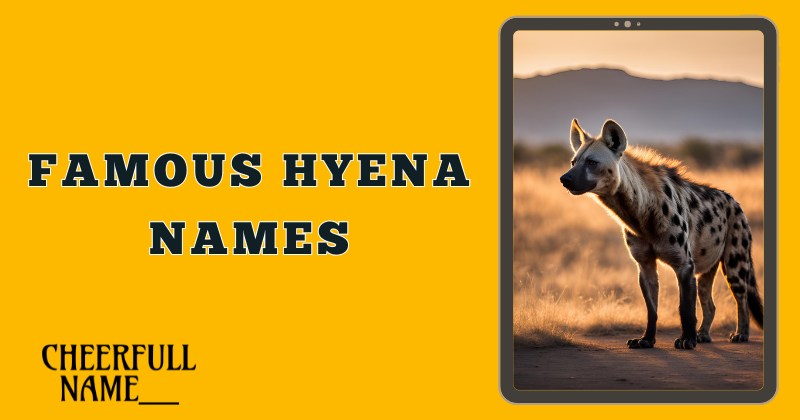 Famous Hyena Names