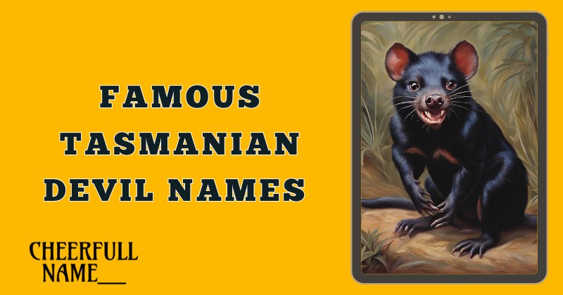 Famous Tasmanian Devil Names 