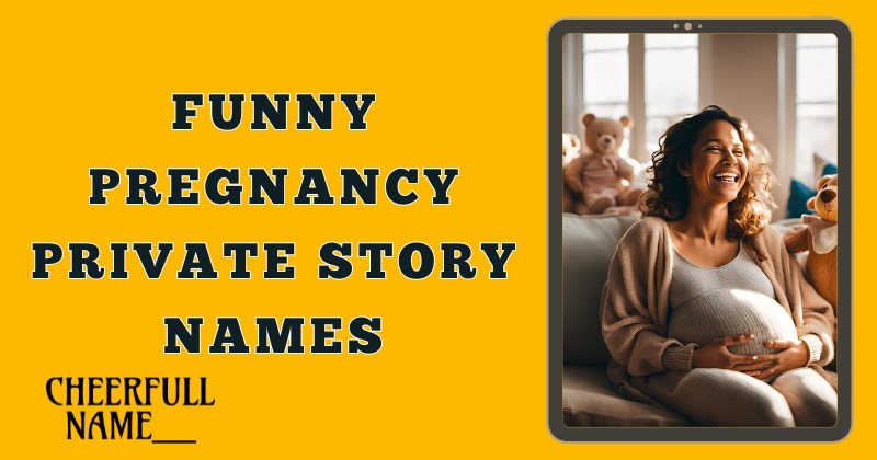 Funny Pregnancy Private Story Names