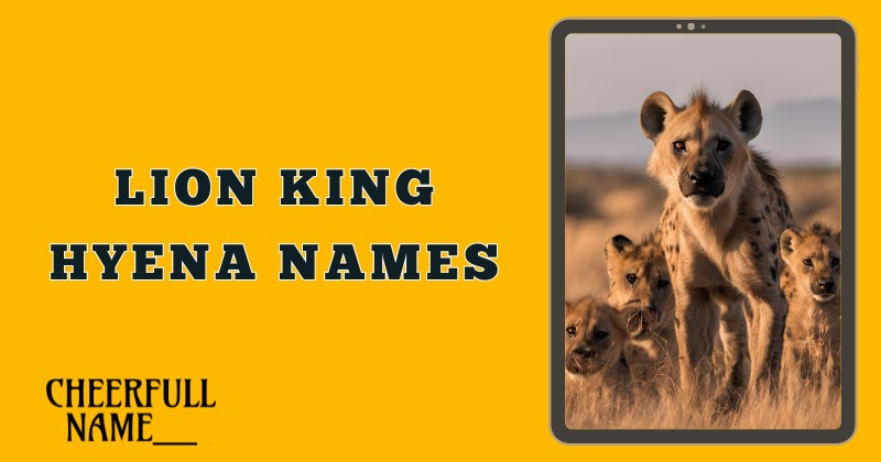 Lion King Hyena Names