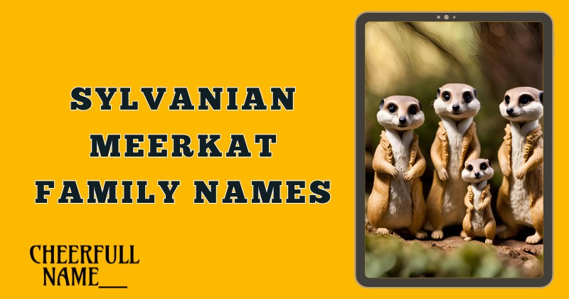 Sylvanian Meerkat Family Names