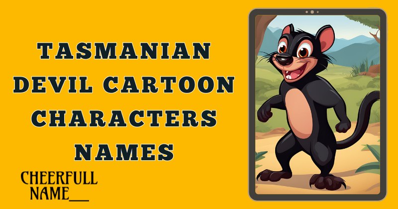 Tasmanian Devil Cartoon Characters Names