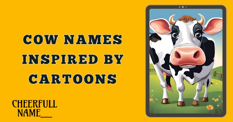 Cow Names Inspired By Cartoons