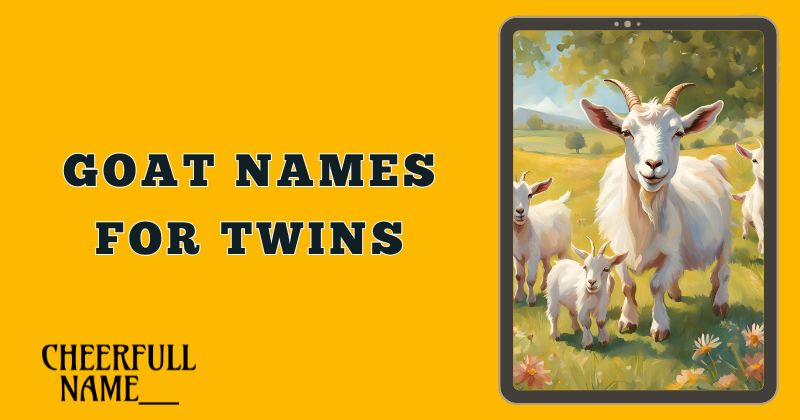 Goat Names for Twins