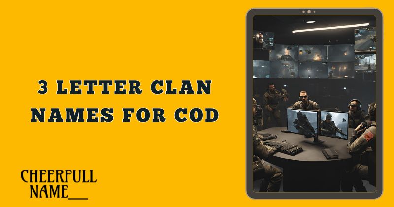 3 Letter Clan Names for COD