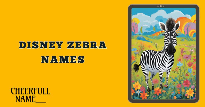 Disney Zebra Names