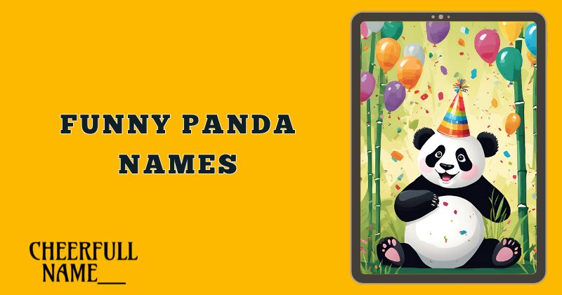 Funny Panda Names