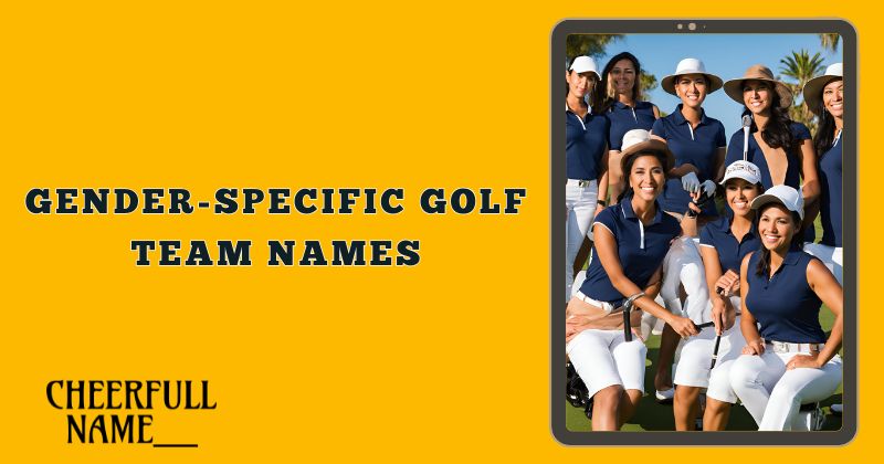 Gender-Specific Golf Team Names