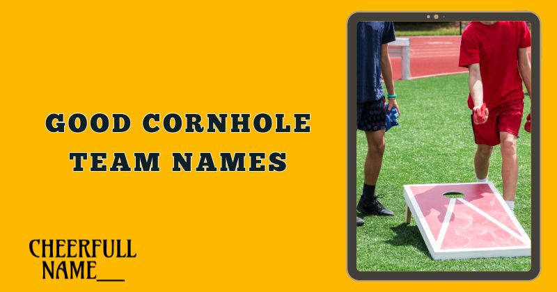 Good Cornhole Team Names