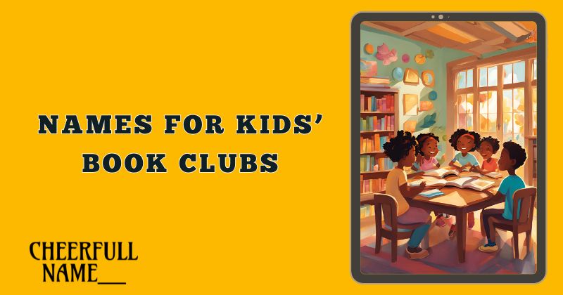 Names for Kids’ Book Clubs