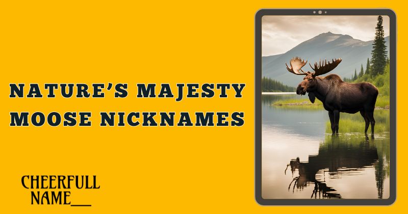 Nature’s Majesty Moose Nicknames