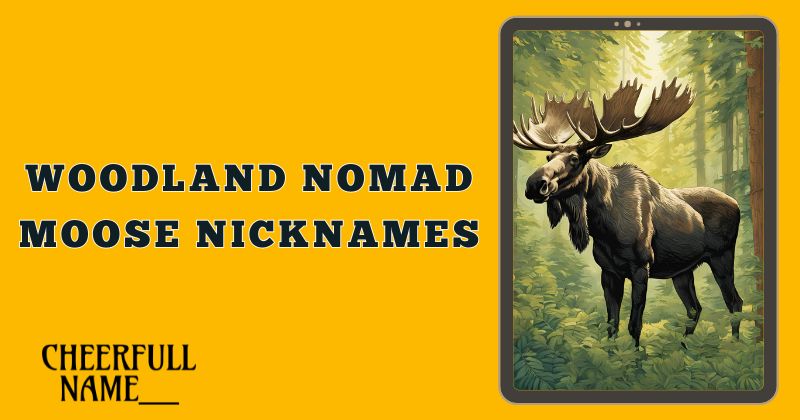 Woodland Nomad Moose Nicknames