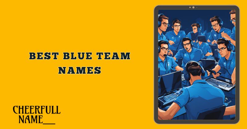 Best Blue Team Names