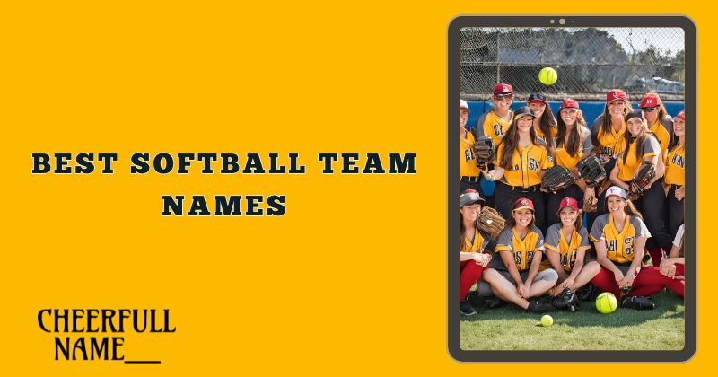 Best Softball Team Names