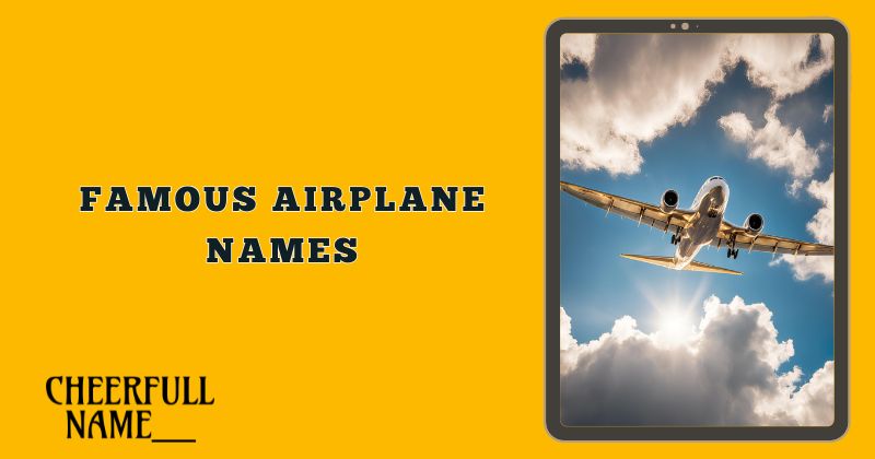 Famous Airplane Names