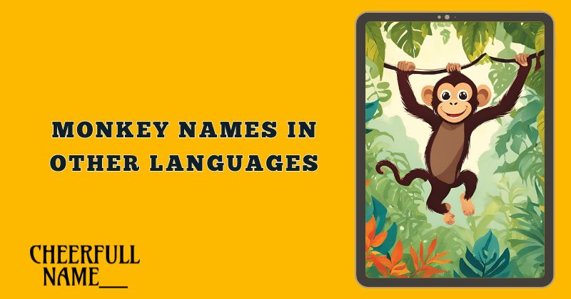 Monkey Names in Other Languages