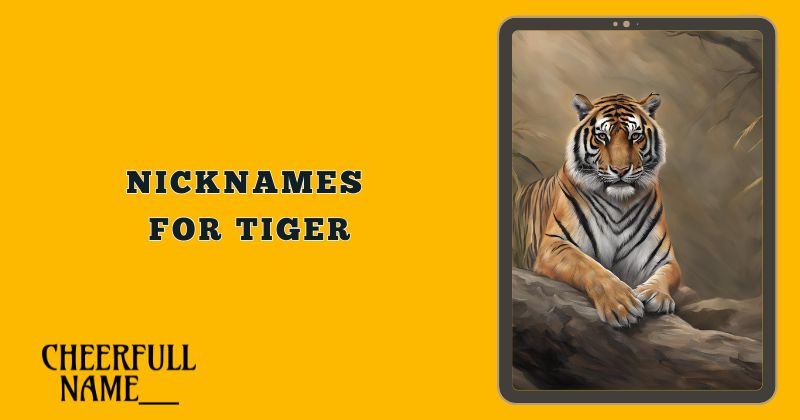 Nicknames For Tiger