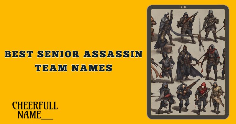 Best Senior Assassin Team Names