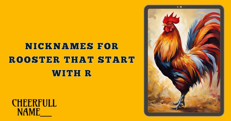 Nicknames For Rooster That Start With R