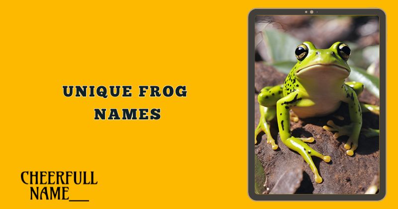 Unique Frog Names